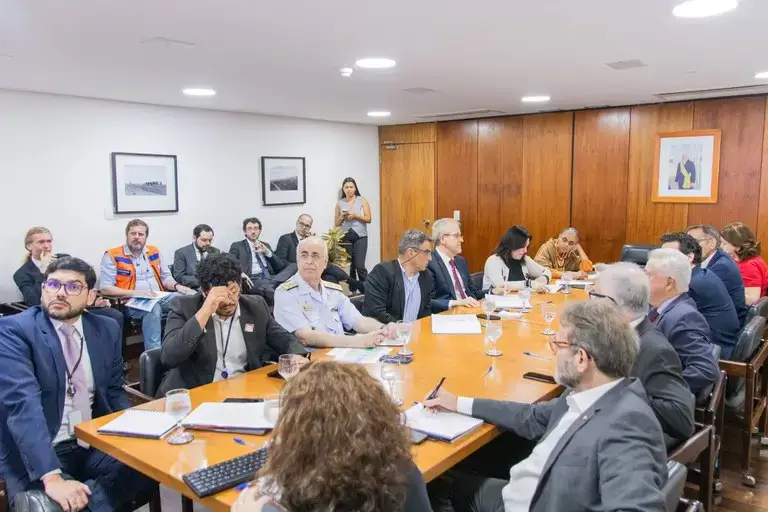 Reunião da Sala de Situação para controle e prevenção do desmatamento e enfrentamento de incêndios e queimadas no Pantanal e na Amazônia